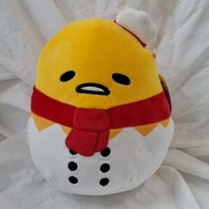 Squishmallows 8" Gudetama the Lazy Egg With Chef Outfit, NWT
